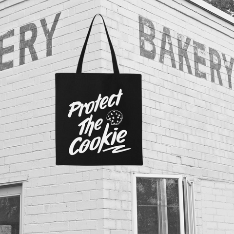 PROTECT THE COOKIE TOTE - BLACK
